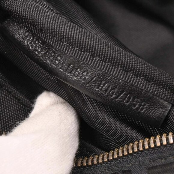 Fendi Black Canvas Zucchino Handbag - Picture 8 of 11